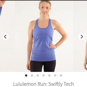 Lululemon swiftly racerback tank